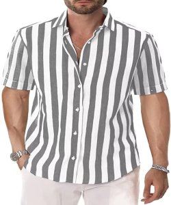 Mens Casual Linen Shirt