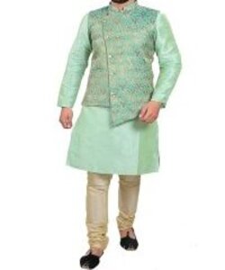 Chiku Base Nehru Jacket Set