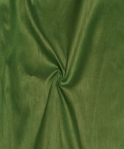 Dupion Silk Parrot Green Fabric